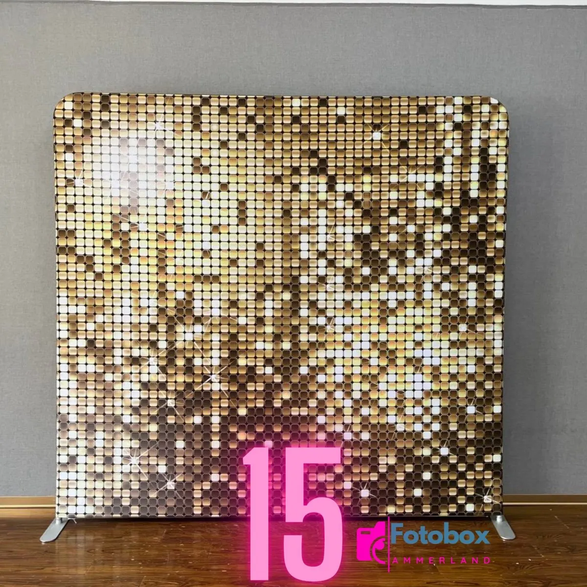 Hintergrund-Stoff Nr. 15 · Gold Pailletten