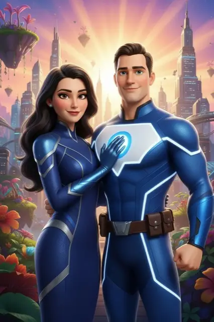 KI-Stil 3D-Animationsfilm — Beispielbild der KI-Fotobox