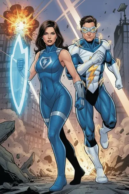 KI-Verwandlung im Stil Comic Book