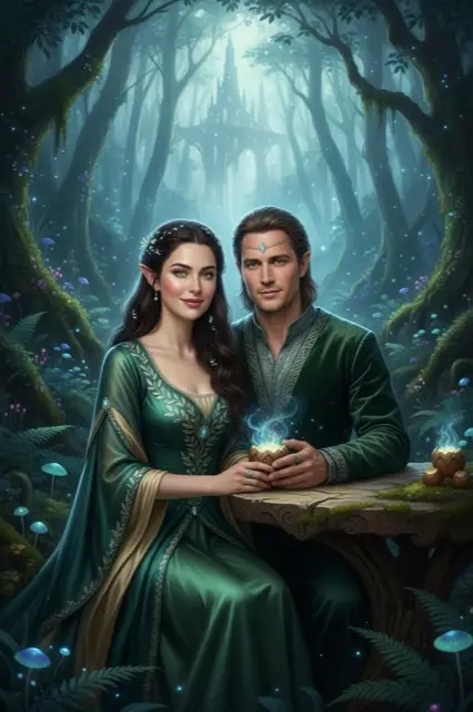 KI-Stil Elven Kingdom — Beispielbild der KI-Fotobox