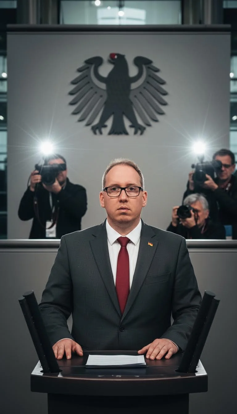 KI-Stil Parlamentsrede — Beispielbild der KI-Fotobox