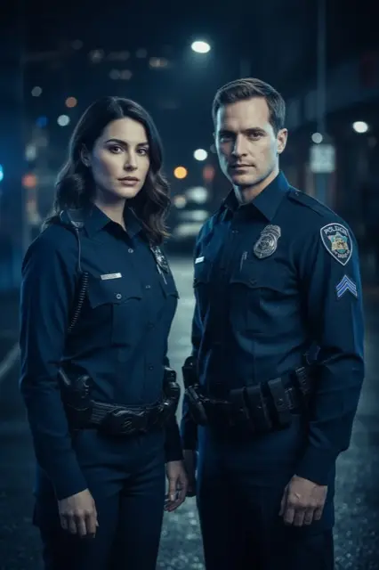 KI-Stil Polizei — Beispielbild der KI-Fotobox
