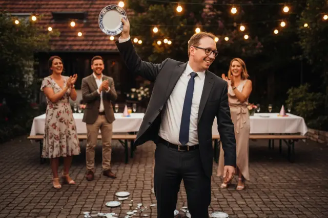 KI-Stil Polterabend — Beispielbild der KI-Fotobox