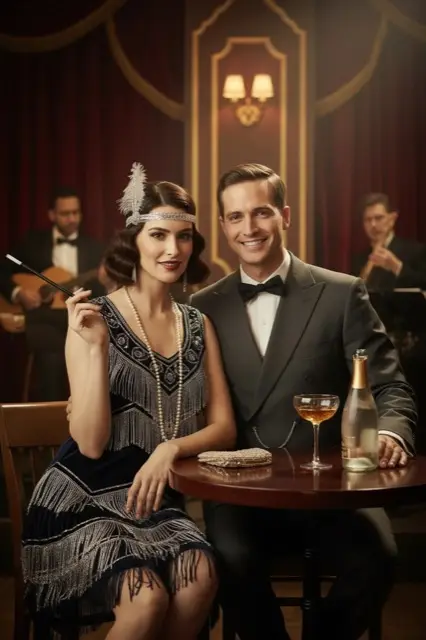 KI-Verwandlung im Stil Roaring Twenties