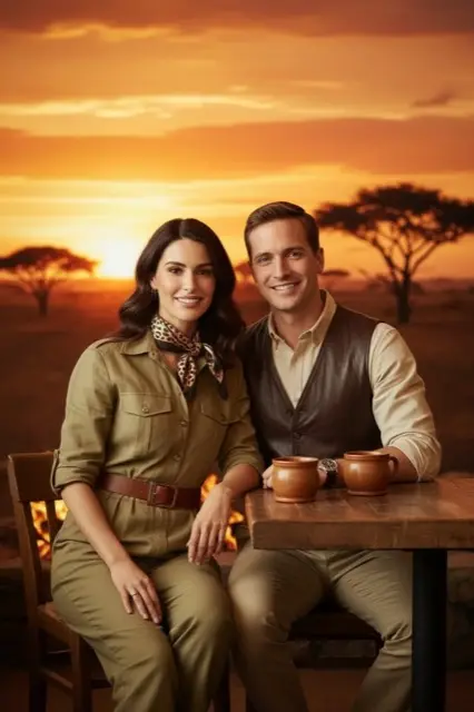 KI-Stil Safari — Beispielbild der KI-Fotobox