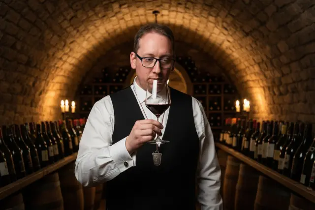 KI-Stil Sommelier — Beispielbild der KI-Fotobox