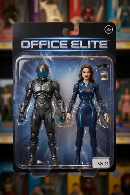 KI-Stil Actionfiguren-Box — Beispielbild der KI-Fotobox