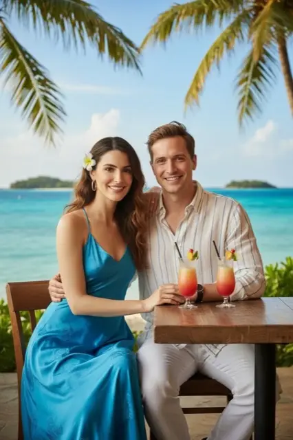 KI-Verwandlung im Stil Tropical Island